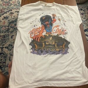 Mötley Crüe 1987 girls girls girls wild side tour T-shirt women’s xlarge Vintage